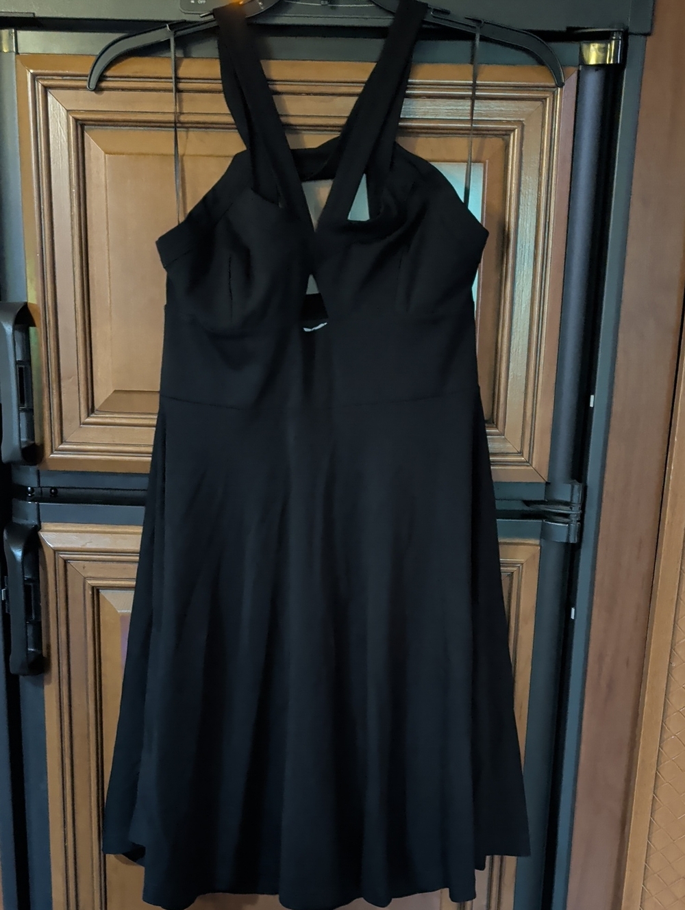 Killstar Black Mini Dress with Keyhole Bodice Goth
